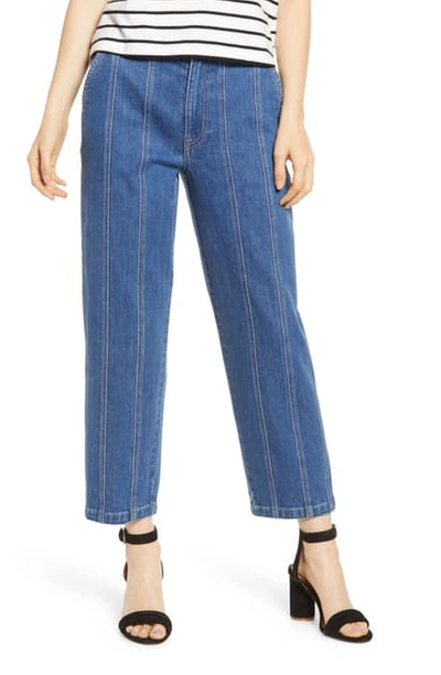 Shop Madewell Seamed Edition Tapered Jeans In Fernhill Wash