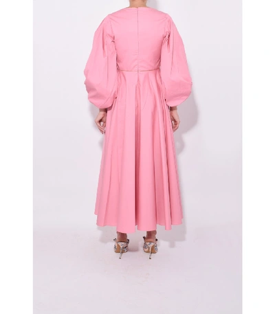 Shop Roksanda Fife Dress In Dark Flamingo In Pink