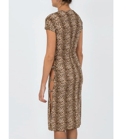 Shop Marcia Leopard Tchikiboum Dress In Multi