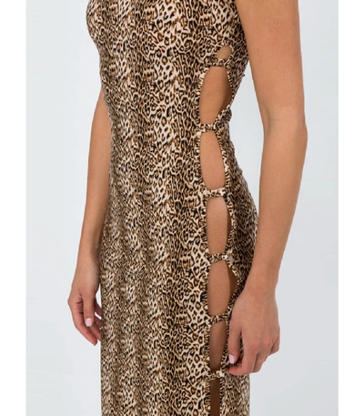 Shop Marcia Leopard Tchikiboum Dress In Multi