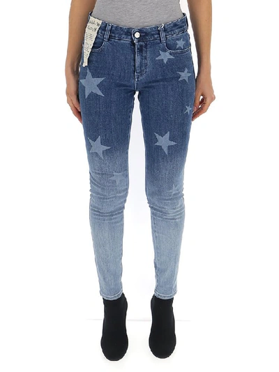 Shop Stella Mccartney Gradient Skinny Jeans In Multi