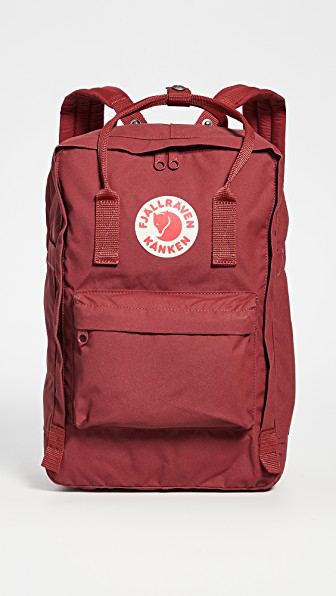 kanken red backpack