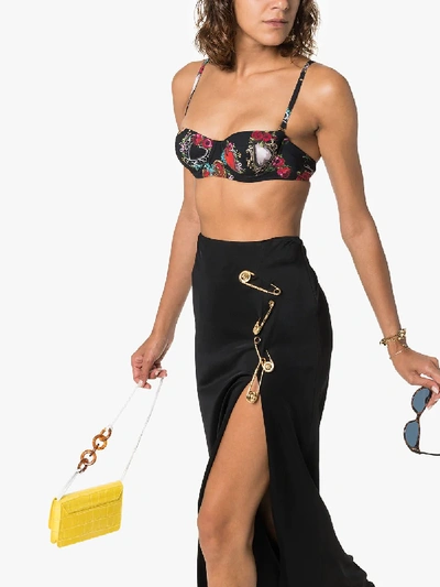 Shop Dolce & Gabbana Sacred Heart-print High-waisted Bikini In Hnbb3 Multicolour