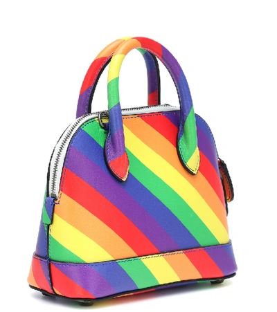 Shop Balenciaga Ville S Leather Tote In Multicoloured