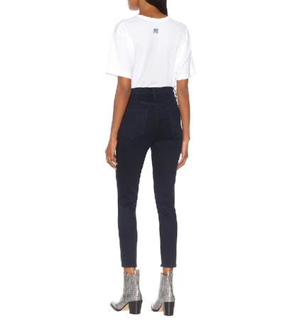 Shop J Brand Lillie High-rise Skinny Jeans In Blue