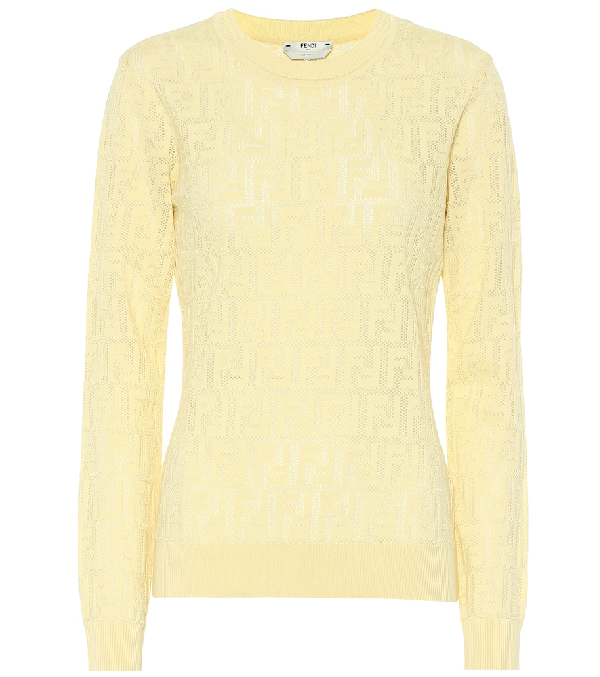 yellow fendi sweater