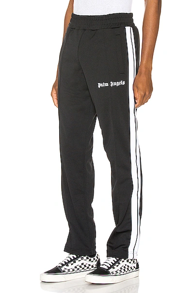 Shop Palm Angels Classic Track Pants In Black & White