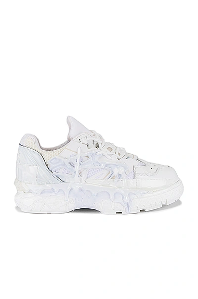 Shop Maison Margiela Fusion Low Top In White Mix