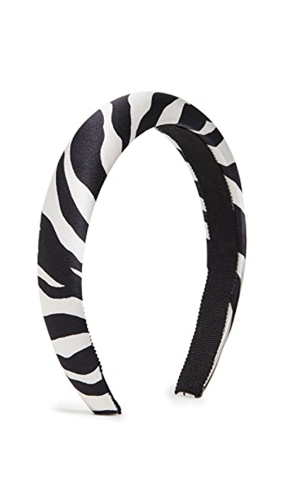 Shop Jennifer Behr Tori Headband In Zebra