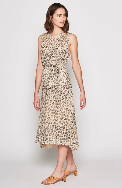 Shop Joie Corrin Silk Dress In Cappuccino