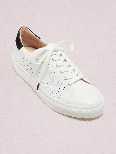 Shop Kate Spade Aaron Sneakers In Black/white