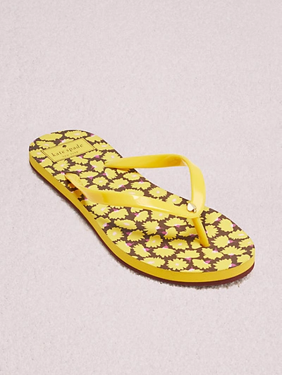 Shop Kate Spade Natal Sandals In Chartreuse/sunny Bloom
