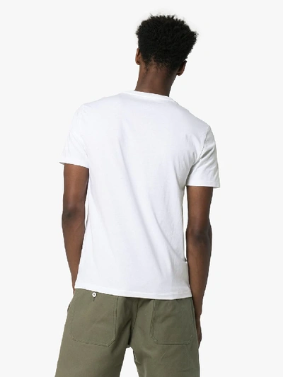 Shop Polo Ralph Lauren T-shirt Mit Logo-stickerei In White