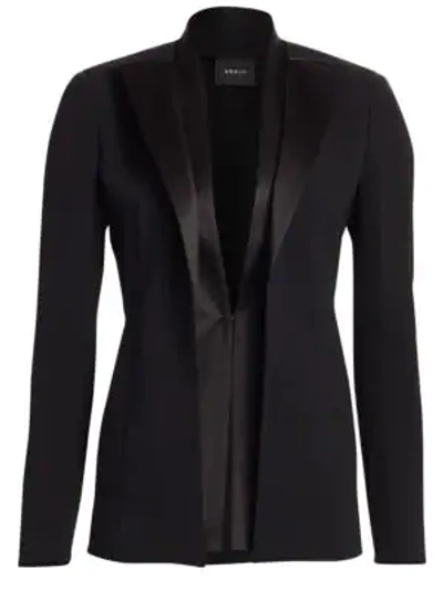 Shop Akris Delaney Double-lapel Jacket In Black