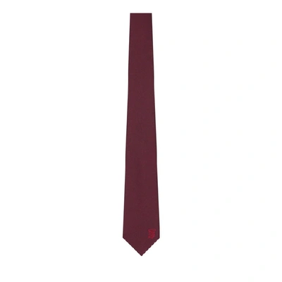 Shop Burberry Classic Cut Monogram Motif Silk Tie