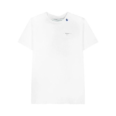 Shop Off-white White Printed Cotton T-shirt