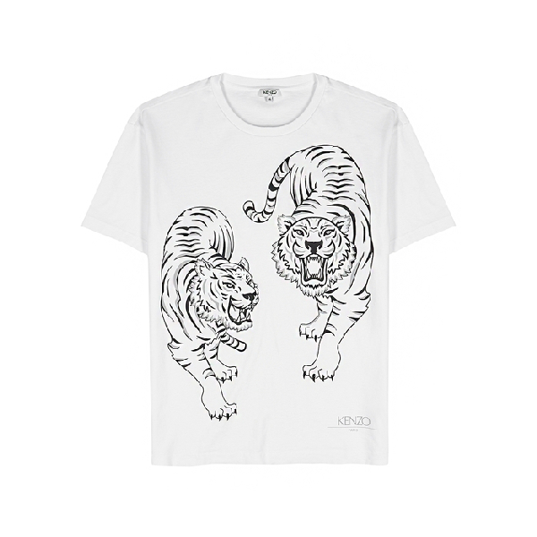 kenzo double tiger t shirt