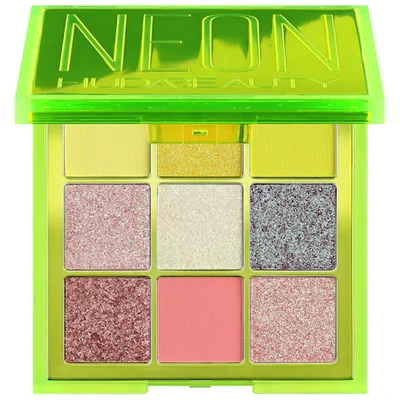 Shop Huda Beauty Neon Obsessions Palette Neon Green 9 X 0.05 oz /1.3g