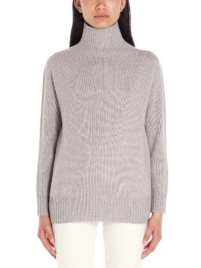 Shop Max Mara S  Here Is The Cube Gnomo Sweater In Grey