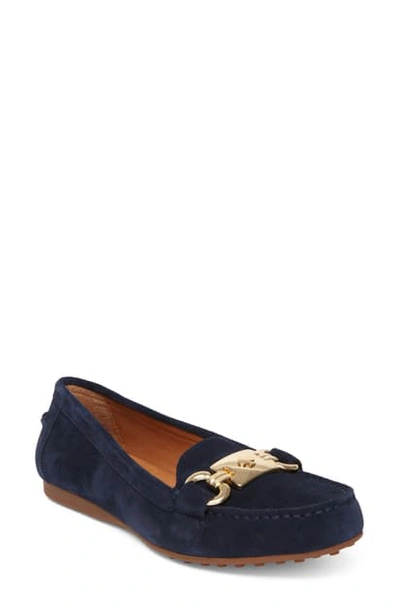 Shop Kate Spade Carson Loafer In Navy
