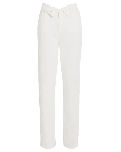 Shop Alexander Wang Cult Flip Carpenter Jeans In White