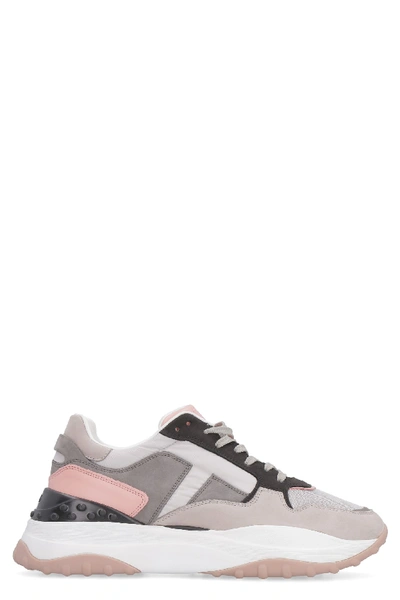 Shop Tod's Leather Low-top Sneakers In Multicolor