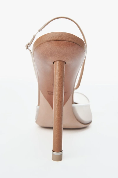 Shop Alexander Wang Alix Slingback In Nude