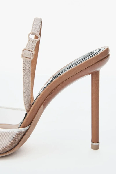 Shop Alexander Wang Alix Slingback In Nude