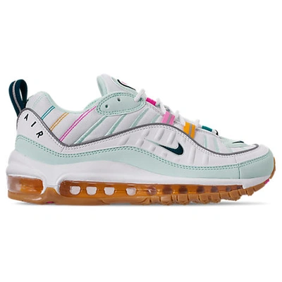 Shop Nike Women's Air Max 98 Casual Shoes In Blue