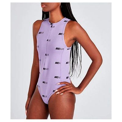 Shop Nike Women's Air Bodysuit In Purple