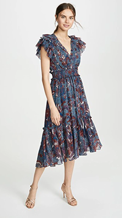 Shop Ulla Johnson Cicely Dress In Azul