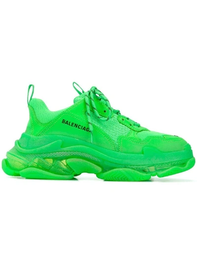 Shop Balenciaga Neon Sneakers