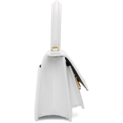 Shop Balenciaga White Xs Sharp Satchel Bag In 9000 Wht