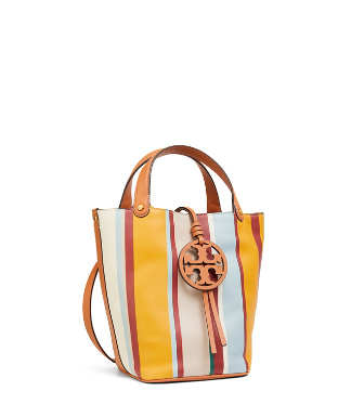 miller stripe bucket bag