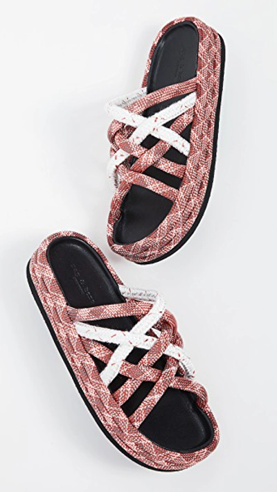 Rag Bone Kris Espadrille Slide Sandals In Rosewood Multi ModeSens