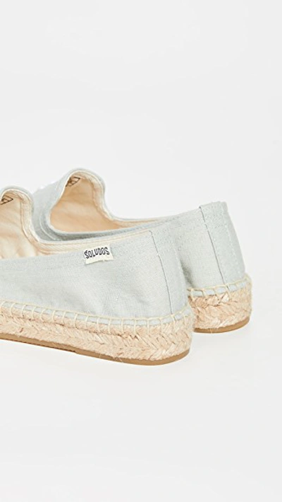 Shop Soludos La Vie En Rosé Smoking Slipper Espadrilles In Chambray