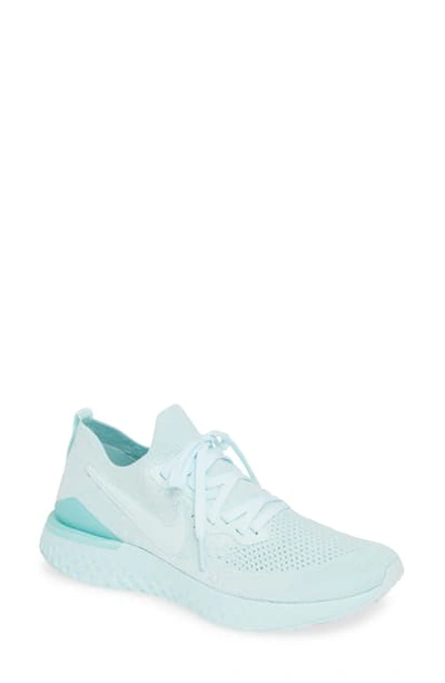 Shop Nike Epic React Flyknit 2 Running Shoe In Teal Tint/ Teal Tint