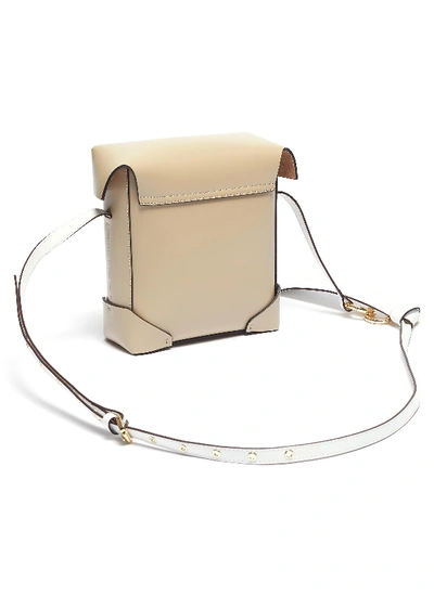 Shop Manu Atelier 'pristine' Mini Leather Crossbody Bag