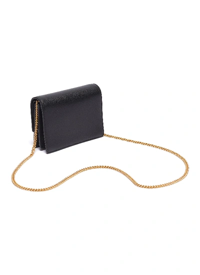 Shop Valentino 'vring' Leather Chain Clutch