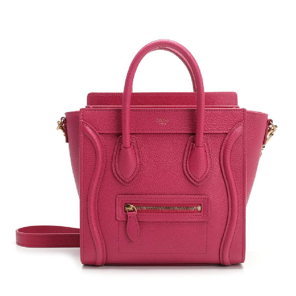 celine nano luggage pink