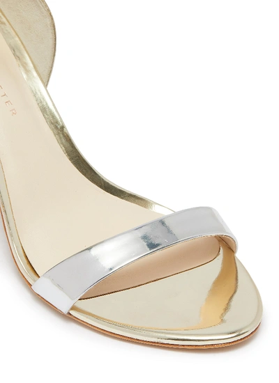 Shop Sophia Webster 'nicole' Ankle Strap Mirror Leather Sandals