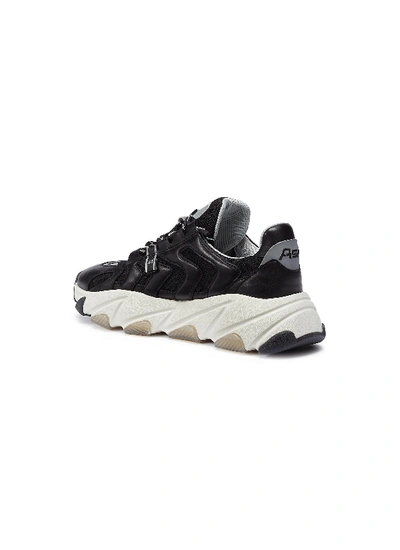 Shop Ash 'extreme' Chunky Outsole Leather Panel Mesh Sneakers