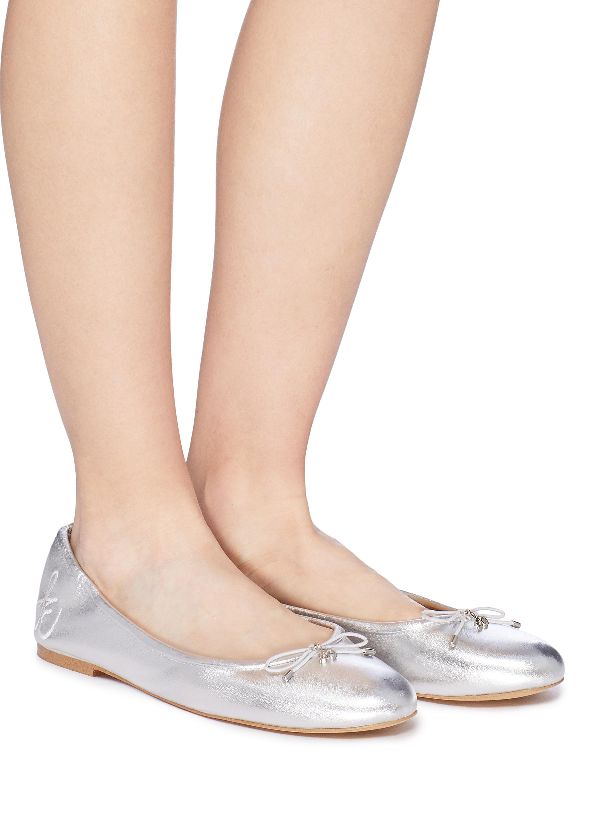sam edelman felicia flat silver