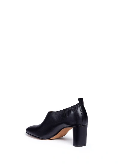 Shop Gray Matters 'micol' Choked-up Nappa Leather Pumps In Black