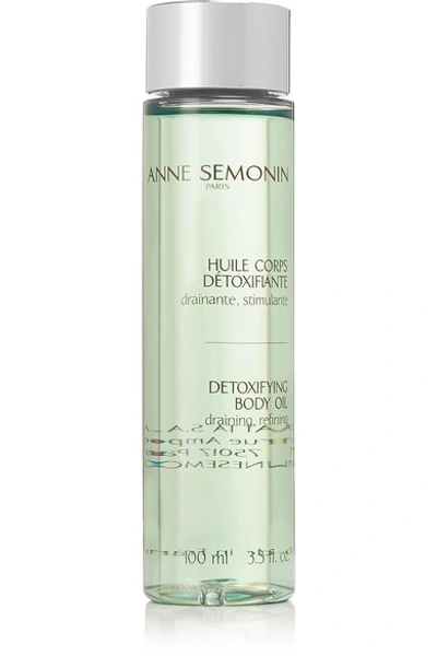 Shop Anne Semonin Detoxifying Body Oil, 100ml In Colorless