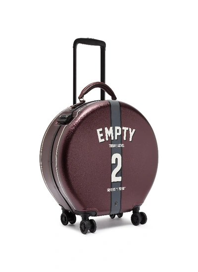 Shop Ookonn X Studio Concrete Round Carry-on Spinner Suitcase - 2 Empty