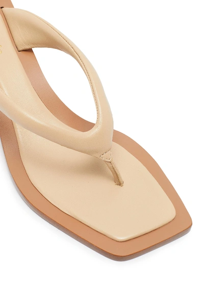 Shop Cult Gaia 'jasmin' Circle Heel Leather Thong Sandals