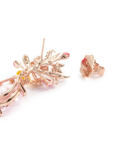 Shop Anabela Chan 'mini Posie' Diamond Gemstone Floral Drop Earrings