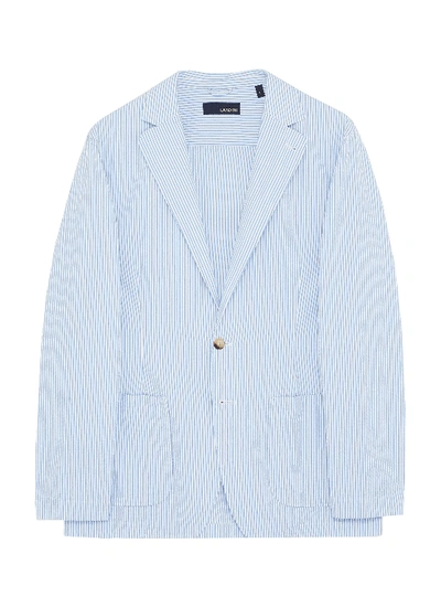 Lardini Stripe Seersucker Jacket | ModeSens