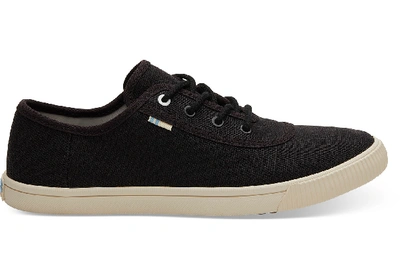 Shop Toms Schuhe Schwarze Canvas Carmel Sneaker Für Damen - Grösse 41 In Black